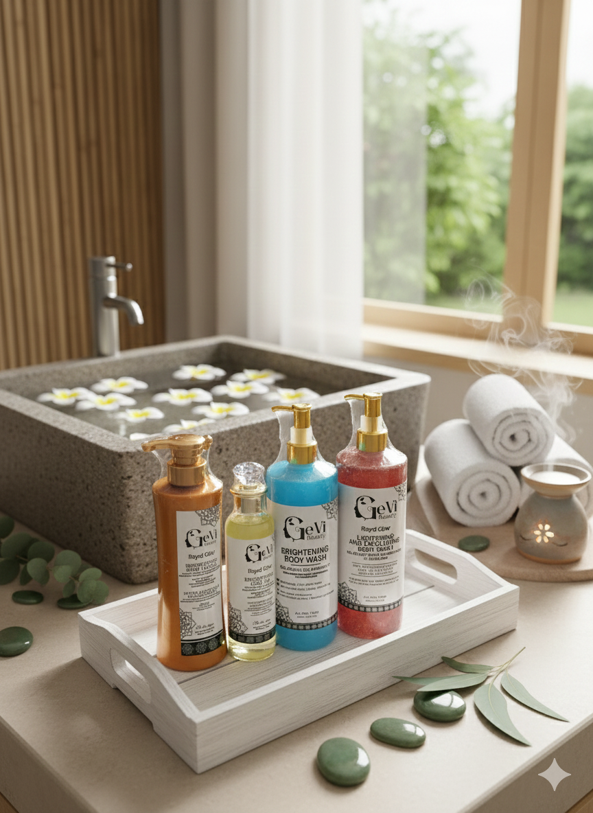 Glow up kit Royal glow with Nila body wash