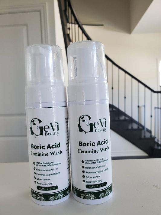Boric Acid Feminine Wash 150ml - GeVi Beauty 