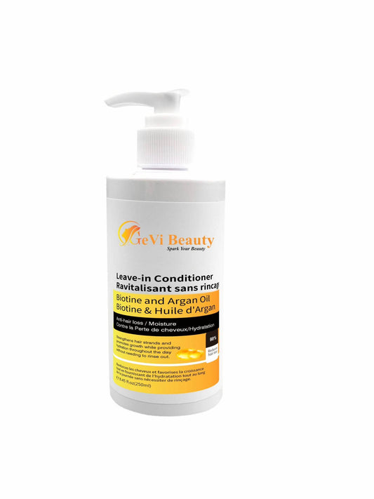 Biotin and Argan Oil Leave-In Conditioner - GeVi Beauty 