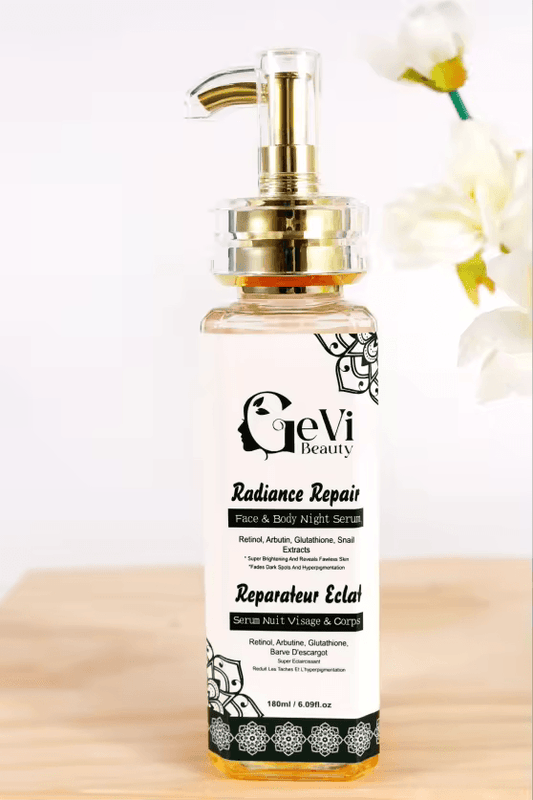 Brightening, Anti-aging, Repairing Face and Body Night Serum - GeVi Beauty 