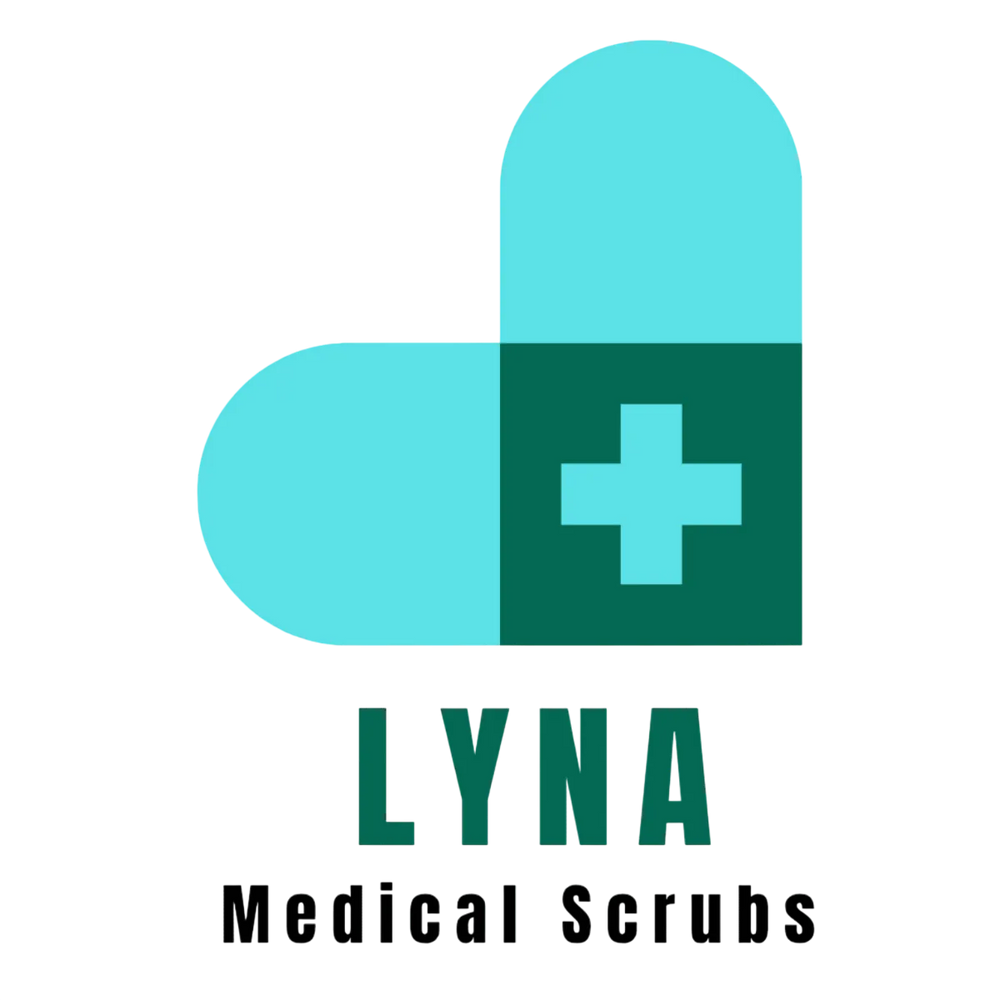 LYNA medical scrubs logo