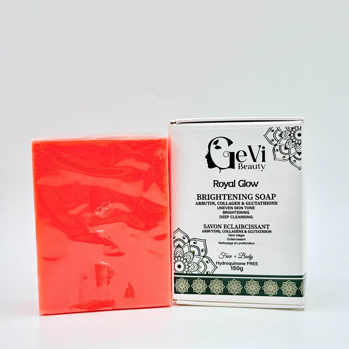 Royal Glow Brightening Face Soap 150g - GeVi Beauty 