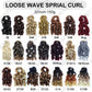 French curl braiding hair 22"  5 packs